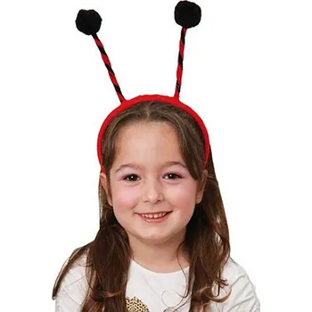 Karnevalový doplněk Ptákoviny CB Tykadla na berušku látková