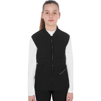 EQUESTRO Vesta Down Equestro, dětská, černá 8 let