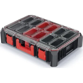 Organizér C, 54,3 cm, vysoký s krabičkami, černá