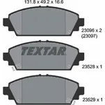 Sada brzdových destiček, kotoučová brzda TEXTAR 2309601