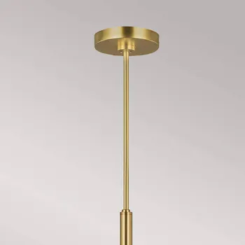 Lampička FEISS Lustr Brianna, šest světel, leštěná mosaz 6 x 60 W - Doprava zdarma