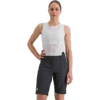 cyklistické kraťasy Dámské cyklistické kalhoty SPORTFUL-Giara w overshort, black Černá S