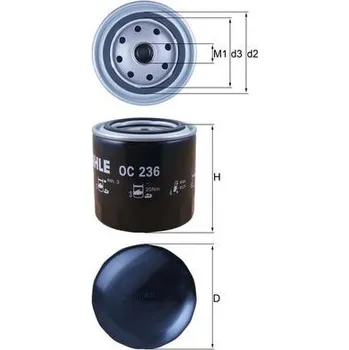 Olejový filtr Olejový filtr KNECHT OC 236
