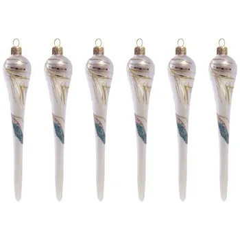 Set rampouchů s pavími pírky