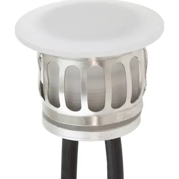 Lampička EVN P67108 LED podlahové světlo, 12V/DC, 3 000 K - kabel 50 cm bílá, stříbrná 1 x 0,5 W LED - Doprava zdarma