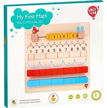 Dřevěná hračka Lucy & Leo 251 Moje první matematická hra - dřevěná herní sada