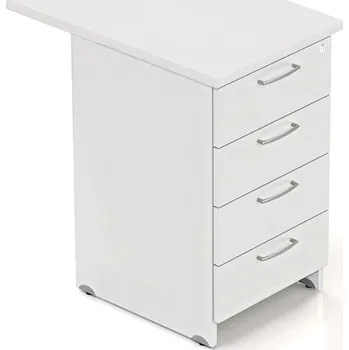 Zásuvkový kontejner Kontejner Visio 70 x 47 cm - 4 zásuvky, bílá