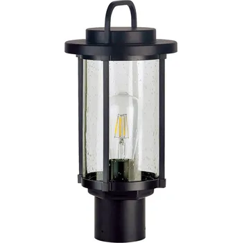 Lampička Viokef Soklové svítidlo Kimolos, výška 33,8 cm černá, čirá 1 x 60 W - Doprava zdarma