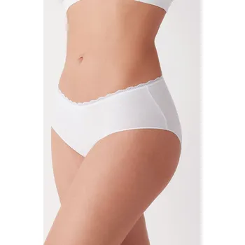 Kalhotky Klasické dámské plavky Cotonella Lace Trim, nero XXL i384_75429087