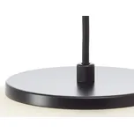 Brilliant Závěsná lampa Kaizen, délka 105 cm, opál, 3 světla sklo/kov opál, matná černá 3 x 25 W - Doprava zdarma