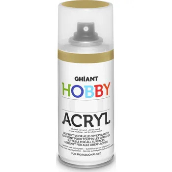 Výtvárné potřeby Ghiant - Hobby akrylová barva ve spreji - 150 ml - zlatá