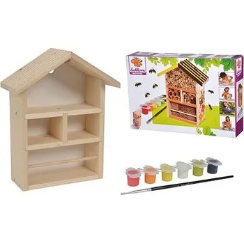 Dřevěný domeček pro hmyz k vybarvení