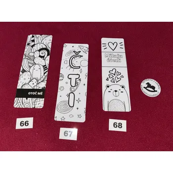 Záložka HandMade by VeJa Záložka do knih č.66 - 68