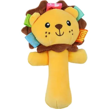 Plyšové chrastítko s pískátkem - LVÍČEK (Značka: SOZZY)