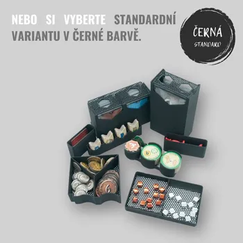 Příslušenství k deskovým hrám Junta 7 Divů světa: Duel - INSERT do hry (79292) Barva: Černá