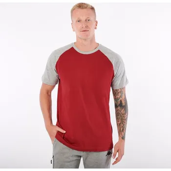 Pánské oblečení Kappa LOGO CAFY triko červená 4XL