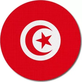 Vlajka Pelisport Tuniská vlajka kulatá tisk ø 45 mm