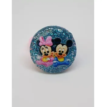 Prsten Prstýnek - MICKEY MOUSE - MICKEY A MINNIE - modrý (Značka: ZHEJIANG)