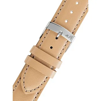 Řemínek na hodinky Kožený řemínek Morellato Grafic M 0969087.026, béžový - 22 mm