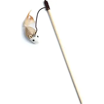 Hračka pro kočku Hračky pro kočky - Interaktivní dřevěná hračka - Myš