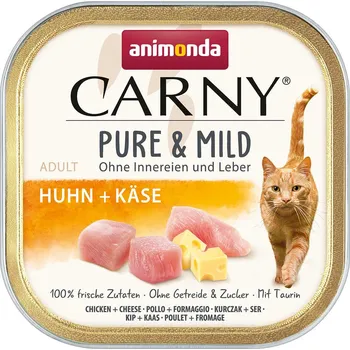 Pro kočku animonda Carny Pure & Mild Adult kuře a sýr 32 × 100 g