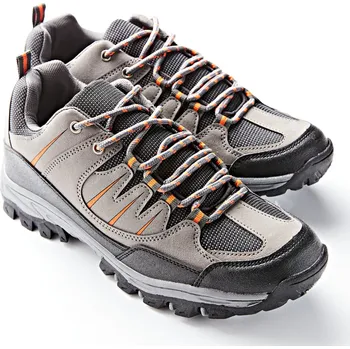 Dámské pantofle 3Pagen Trekingová obuv šedá-oranžová 45
