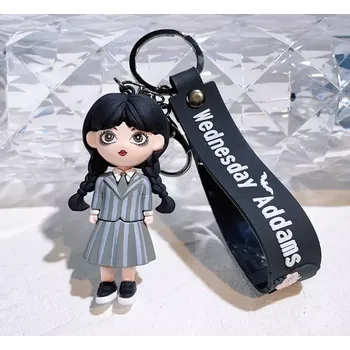 Přívěsek na klíče - THE ADDAMS FAMILY - WEDNESDAY 1 (Značka: TAKARA TOMY)