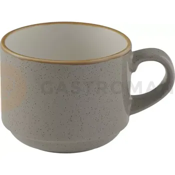 Šálek stohovatelný 220 ml | CHURCHILL, Stonecast Peppercorn Grey