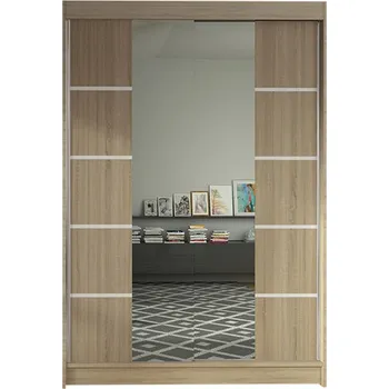 Šatní skříň Šatní skříň LINO V šířka 120 cm - dub sonoma