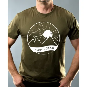 Hory volají, V11 - Pánské tričko Basic - Nejoblíbenější - XL
