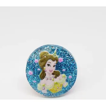 Prsten Prstýnek - DISNEY PRINCEZNY - BELLA - modrý (Značka: ZHEJIANG)