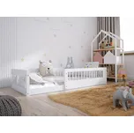Elvisia Dětská postel MADIA nízká | bílá 80 x 200 cm