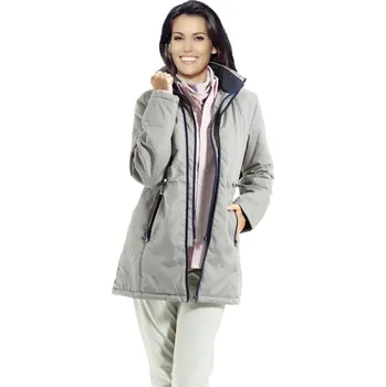 Dámská parka 3Pagen Bunda Nordsee hnědošedá S
