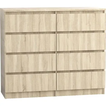 Šatní skříň Komoda 120/8 cm - dub sonoma