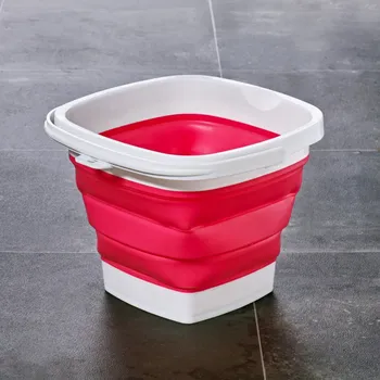 Dámské pantofle 3Pagen Skládací kbelík Clarsen růžová 5 l