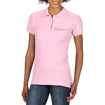 Dámské tričko Astoreo Dámské polo tričko personalizované růžová M