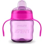 Philips AVENT Hrneček pro první doušky Classic 200 ml s držadly dívka