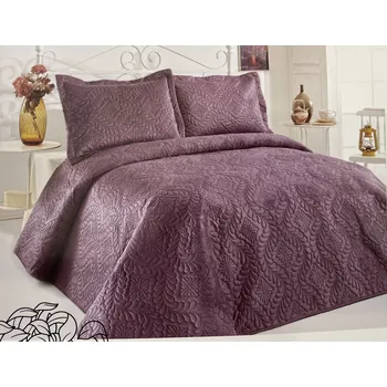 přikrývka Přehoz na postel 220 x 240 cm Barva: Švestková