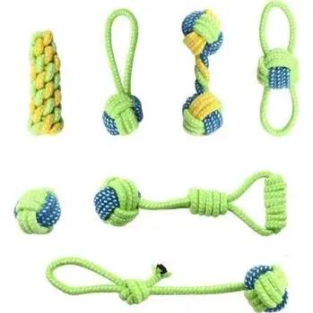 Hračka pro psa Hračky pro psy z bavlněného lana - C 7ks