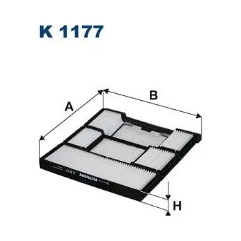 Autodíl Filtr, vzduch v interiéru FILTRON K 1177