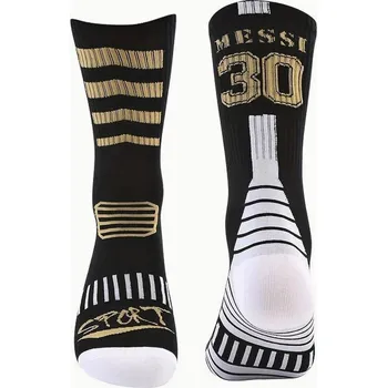 Štulpny Numberoplus Dětské fotbalových ponožek č.10 Lionel Messi Barva: Černá, Velikost: 36-42