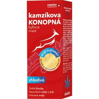 Bylinná léčivá mast Cemio Kamzíkova konop.mast chlad.200ml d.2023 ČR