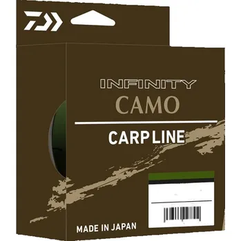 Daiwa Vlasec Infinity Camo Brown Camo Délka: 1050m, Nosnost: 9,2kg, Průměr: 0,34mm