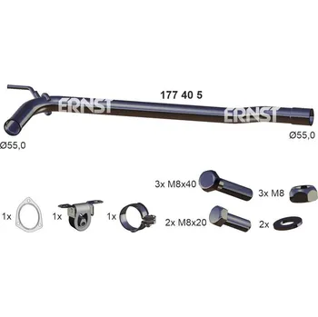 Katalyzátor Opravné potrubí, katalyzátor ERNST 177405