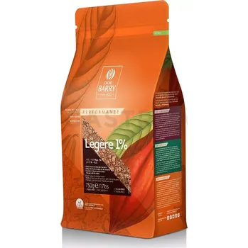 Čokoláda Vysoce alkalizované kakao, odtučněné Legere 1% obsah tuku, 0,75 kg | CACAO BARRY, DCP-01LEGER-E0-93B