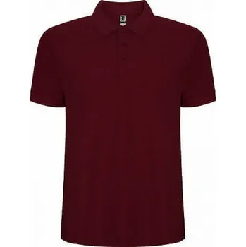 Roly Prémiová piké polokošile Pegaso Barva: Vínová, Velikost: 4XL RY6609