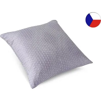 Povlak na dekorativní polštářek Damaškový povlak na polštář 40x40 EXCELLENT ORNELLA Pyramidky šeřík