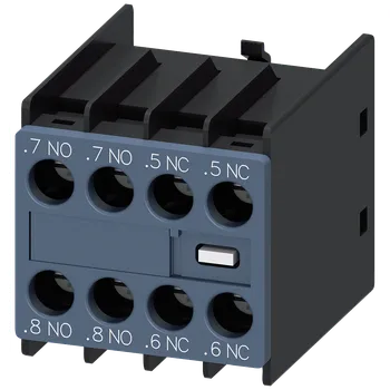 vypínač a zásuvka pomocný spínač 22U, 2NO+2NC proudové dráhy: 1 NO, 1 NO, 1 NC, 1 NC