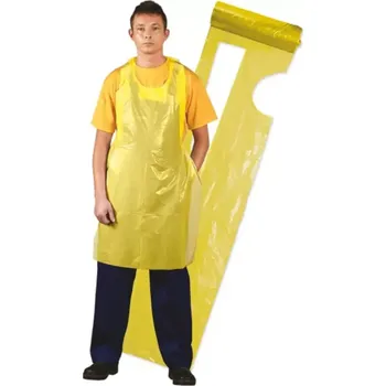 Pracovní zástěra Reis FOOL ROLL Y zástěra žlutá 100 KS 117x70