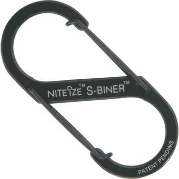 Jištění NiteIze karabina S-Biner #3 / 6,5cm ČERNÁ